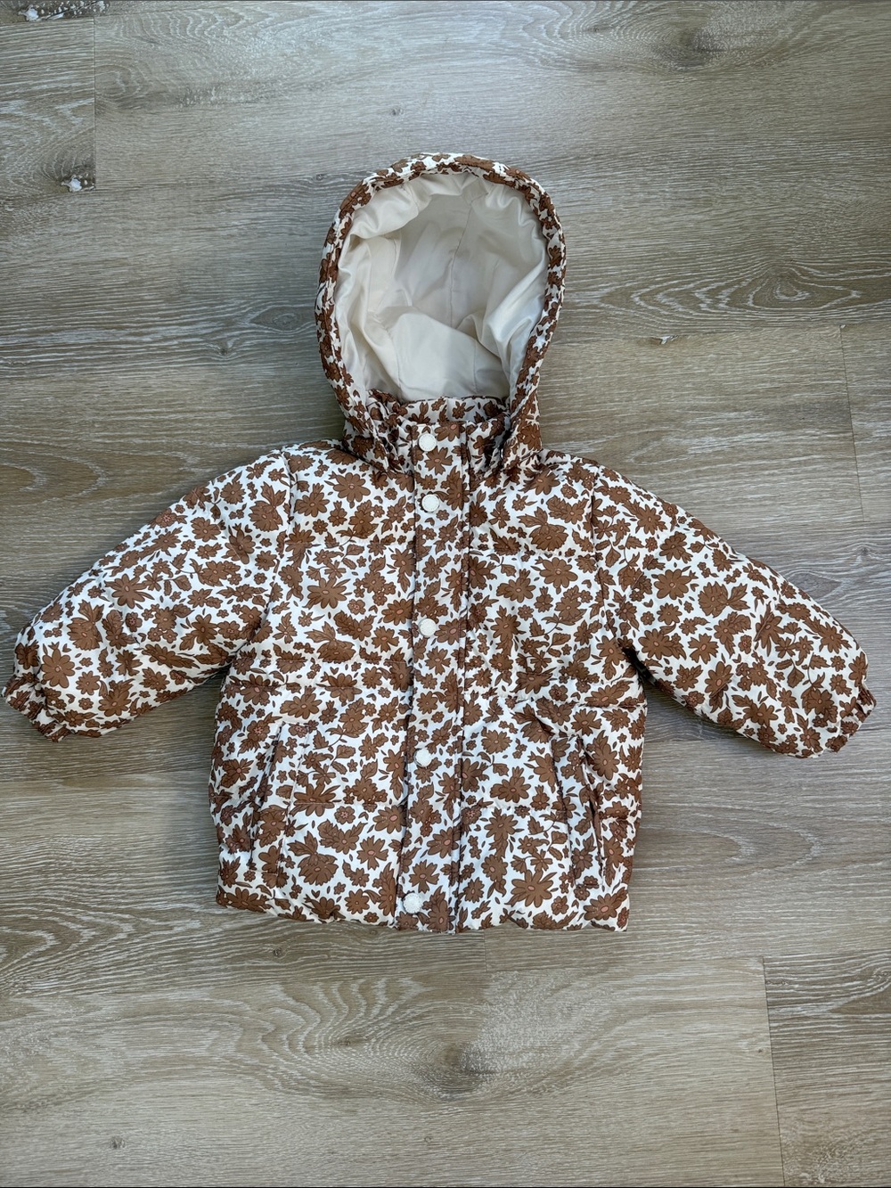 Rylee + Cru Golden Gardens Puffer Jacket Size 18-24 Months